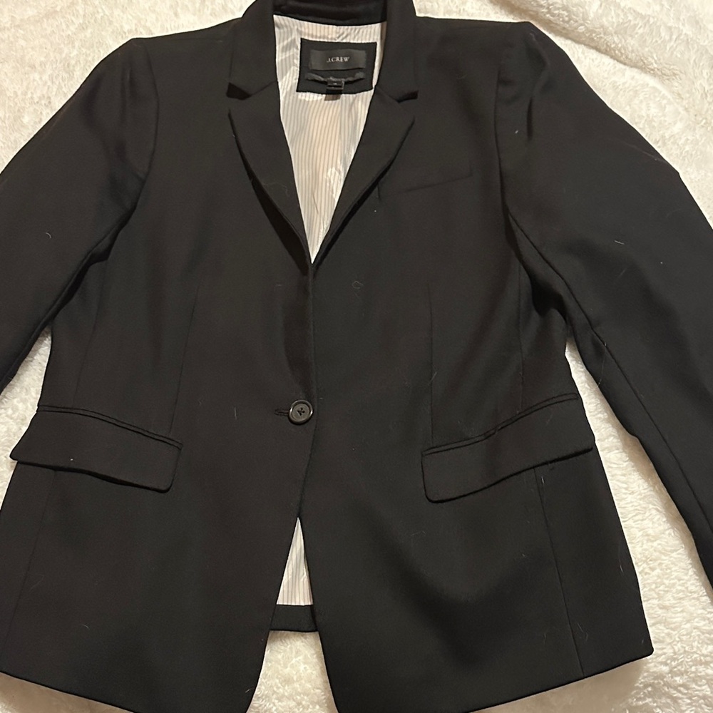 J. Crew Women's Elegant Black Suit Jacket